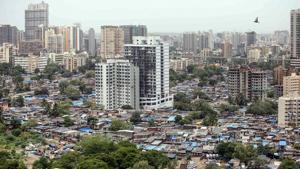 Mumbai: An aerial view of Anand Nagar slum area, a COVID-19 hotspot, at Malad in Mumbai, Sunday, June 28, 2020. (PTI Photo)(PTI28-06-2020_000096B)(PTI) Mumbai: An aerial view of Anand Nagar slum area, a COVID-19 hotspot, at Malad in Mumbai, Sunday, June 28, 2020. (PTI Photo)(PTI28-06-2020_000096B)(PTI)