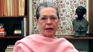 In her video message while participating in the ‘Speak Up Against Fuel Hike’ campaign as part of the party’s nationwide agitation against the continuous increase in petrol and diesel prices, Sonia Gandhi said it directly hurts the country’s farmers, the poor, the working class and the middle class.(ANI PHOTO.) In her video message while participating in the ‘Speak Up Against Fuel Hike’ campaign as part of the party’s nationwide agitation against the continuous increase in petrol and diesel prices, Sonia Gandhi said it directly hurts the country’s farmers, the poor, the working class and the middle class.(ANI PHOTO.)