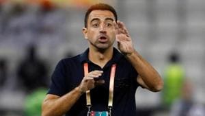 Al-Sadd coach Xavi reacts.(REUTERS) Al-Sadd coach Xavi reacts.(REUTERS)