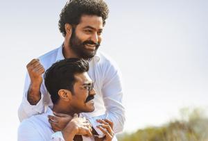 RRR stars Jr NTR, Ram Charan, Ajay Devgn, Alia Bhatt and Shriya Saran in important roles. RRR stars Jr NTR, Ram Charan, Ajay Devgn, Alia Bhatt and Shriya Saran in important roles.