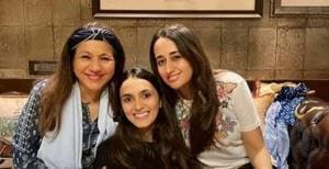 Natasha Dalal shares a great relationship with Varun Dhawan’s family. Natasha Dalal shares a great relationship with Varun Dhawan’s family.