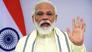 New Delhi, June 30 (ANI): Prime Minister Narendra Modi addresses the nation, in New Delhi on Tuesday. (ANI Photo)(ANI) New Delhi, June 30 (ANI): Prime Minister Narendra Modi addresses the nation, in New Delhi on Tuesday. (ANI Photo)(ANI)