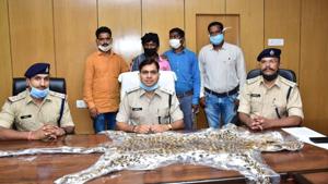 On Tuesday, Buduram Gond, 40, of Raidhar, Odisha, was arrested by a special team from Shuklabhata village in Baghnala police station limits, Superintendent of Police Bhojram Patel said. (HT Photo) On Tuesday, Buduram Gond, 40, of Raidhar, Odisha, was arrested by a special team from Shuklabhata village in Baghnala police station limits, Superintendent of Police Bhojram Patel said. (HT Photo)