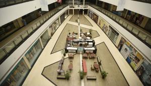 A view inside the Metropolis Mall which is scheduled to reopen on July 01, three months after closing due to the lockdown against the coronavirus in Gurugram on Tuesday.(Parveen Kumar/HT Photo) A view inside the Metropolis Mall which is scheduled to reopen on July 01, three months after closing due to the lockdown against the coronavirus in Gurugram on Tuesday.(Parveen Kumar/HT Photo)
