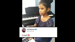 AR Rahman retweeted Sahana’s piano rendition of his creation.(Twitter) AR Rahman retweeted Sahana’s piano rendition of his creation.(Twitter)