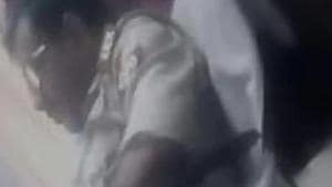 A police official of Deoria said the initial investigation had revealed that the offending video was recorded on June 22 when the inspector was posted as in-charge of Bhatni police station. (Videograb) A police official of Deoria said the initial investigation had revealed that the offending video was recorded on June 22 when the inspector was posted as in-charge of Bhatni police station. (Videograb)