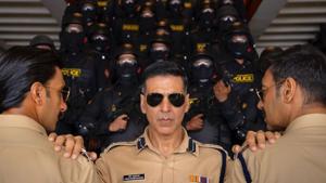 Sooryavanshi stars Akshay Kumar and Katrina Kaif in lead roles with special appearances from Ajay Devgn and Ranveer Singh. Sooryavanshi stars Akshay Kumar and Katrina Kaif in lead roles with special appearances from Ajay Devgn and Ranveer Singh.