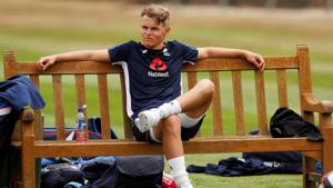 England's Sam Curran during nets.(Action Images via Reuters) England's Sam Curran during nets.(Action Images via Reuters)