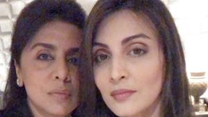 Neetu Kapoor with daughter Riddhima Kapoor Sahni. Neetu Kapoor with daughter Riddhima Kapoor Sahni.