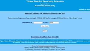 Tripura Madhyamik Result 2020 declared, direct link here(TBSE) Tripura Madhyamik Result 2020 declared, direct link here(TBSE)