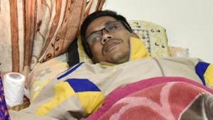 1998 Asain Games Gold Medalist in boxing and Padma Shri Awardee, Dingko Singh struggles with cancer.(Saumya Khandelwal/HT PHOTO) 1998 Asain Games Gold Medalist in boxing and Padma Shri Awardee, Dingko Singh struggles with cancer.(Saumya Khandelwal/HT PHOTO)