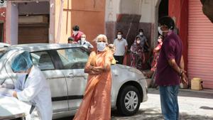 As many as 14,952 patients have been discharged and 3,331 cases are active in the state, it said.(Himanshu Vyas/HT file photo) As many as 14,952 patients have been discharged and 3,331 cases are active in the state, it said.(Himanshu Vyas/HT file photo)