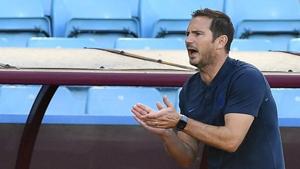 Chelsea manager Frank Lampard, as play resumes behind closed doors.(REUTERS) Chelsea manager Frank Lampard, as play resumes behind closed doors.(REUTERS)