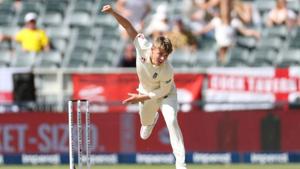 England's Sam Curran in action.(REUTERS) England's Sam Curran in action.(REUTERS)