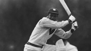 West Indies cricketer Everton Weekes batting energetically at Kingston against a Club Cricket Conference team, 28th April 1950. (Photo by Ockinden/Central Press/Getty Images)(Getty Images) West Indies cricketer Everton Weekes batting energetically at Kingston against a Club Cricket Conference team, 28th April 1950. (Photo by Ockinden/Central Press/Getty Images)(Getty Images)