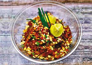Chef Vikramjeet Roy does a mean Pad Thai rice noodles dish with a twist Chef Vikramjeet Roy does a mean Pad Thai rice noodles dish with a twist