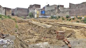 The site for the new building of Government School, Millerganj, in Ludhiana. A three-storey building consisting of 17 classrooms is slated to be constructed here.(Gurpreet Singh/HT) The site for the new building of Government School, Millerganj, in Ludhiana. A three-storey building consisting of 17 classrooms is slated to be constructed here.(Gurpreet Singh/HT)