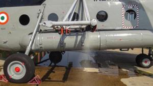 Before the IAF helicopters took the anti-locust sorties, the officials had marked the affected area on the ground with red flags to help chopper pilots identify the exact location, Locust Warning Organisation’s Deputy Director K L Gurjar said.(PTI file photo) Before the IAF helicopters took the anti-locust sorties, the officials had marked the affected area on the ground with red flags to help chopper pilots identify the exact location, Locust Warning Organisation’s Deputy Director K L Gurjar said.(PTI file photo)