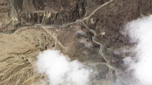 Satellite photo released by Planet Labs, shows the reported site of a fatal clash between Indian and Chinese troops in the Galwan River Valley in the Ladakh region near the Line of Actual Control.(AP Photo) Satellite photo released by Planet Labs, shows the reported site of a fatal clash between Indian and Chinese troops in the Galwan River Valley in the Ladakh region near the Line of Actual Control.(AP Photo)