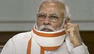 Prime Minister Narendra Modi during BJP's 'Seva Hi Sangathan Abhiyan' via video conferencing in New Delhi on Saturday.(PTI File Photo) Prime Minister Narendra Modi during BJP's 'Seva Hi Sangathan Abhiyan' via video conferencing in New Delhi on Saturday.(PTI File Photo)