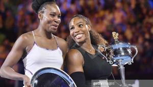 Serena Williams (R) and Venus Williams of the United States attend an award ceremony following their Australian Open women's singles final in Melbourne on Jan. 28, 2017, in which Serena beat her older sister 6-4, 6-4. The Williams sisters last met in a Grand Slam final at the 2009 Wimbledon Championships. (Photo by Kyodo News Stills via Getty Images)(Kyodo News Stills via Getty Imag) Serena Williams (R) and Venus Williams of the United States attend an award ceremony following their Australian Open women's singles final in Melbourne on Jan. 28, 2017, in which Serena beat her older sister 6-4, 6-4. The Williams sisters last met in a Grand Slam final at the 2009 Wimbledon Championships. (Photo by Kyodo News Stills via Getty Images)(Kyodo News Stills via Getty Imag)