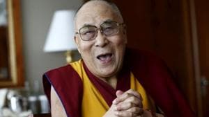The Dalai Lama has not visited the Chinese-claimed, democratic island under the administration of President Tsai Ing-wen, who first took office in 2016. He last came in 2009.(REUTERS) The Dalai Lama has not visited the Chinese-claimed, democratic island under the administration of President Tsai Ing-wen, who first took office in 2016. He last came in 2009.(REUTERS)