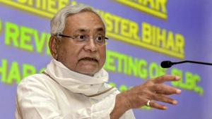 A makeshift hospital has been set up at Bihar Chief Minister Nitish Kumar’s residence after a relative tested positive for Covid-19.(PTI) A makeshift hospital has been set up at Bihar Chief Minister Nitish Kumar’s residence after a relative tested positive for Covid-19.(PTI)