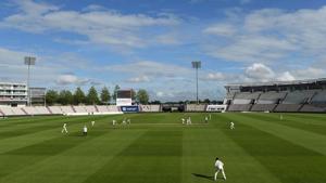 England Men (pictured during their intra-squad warm-up match) will wear a Black Lives Matter logo on their playing shirts when they face West Indies(Image Courtesy: ECB) England Men (pictured during their intra-squad warm-up match) will wear a Black Lives Matter logo on their playing shirts when they face West Indies(Image Courtesy: ECB)