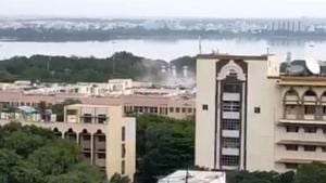 Spread over 25.5 acres, the secretariat complex facing the picturesque Hussain Sagar lake on the eastern side has been serving as the highest seat of administration since the 1950s. Spread over 25.5 acres, the secretariat complex facing the picturesque Hussain Sagar lake on the eastern side has been serving as the highest seat of administration since the 1950s.
