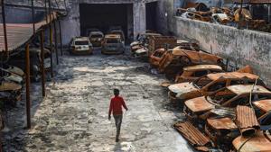 The Delhi Police have filed around 750 FIRs in connection with the riots between Hindus and Muslims that killed 53 persons and left 400 others wounded over four days (February 23-26).(PTI file photo) The Delhi Police have filed around 750 FIRs in connection with the riots between Hindus and Muslims that killed 53 persons and left 400 others wounded over four days (February 23-26).(PTI file photo)