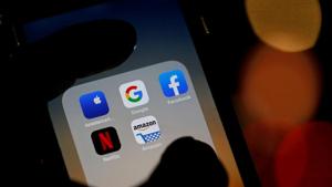 The logos of mobile apps, Google, Amazon, Facebook, Apple and Netflix, are displayed on a screen in this illustration picture.(REUTERS) The logos of mobile apps, Google, Amazon, Facebook, Apple and Netflix, are displayed on a screen in this illustration picture.(REUTERS)