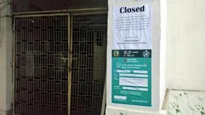 The Regional Transport Office was closed by the Bhubaneswar Municipal Corporation after four Covid-19 positive cases were found there.(Twitter/@bmcbbsr) The Regional Transport Office was closed by the Bhubaneswar Municipal Corporation after four Covid-19 positive cases were found there.(Twitter/@bmcbbsr)