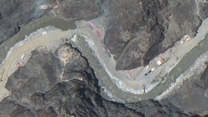 The move towards a partial de-escalation and disengagement at key friction points in the Ladakh sector of the LAC followed Doval and Wang’s phone conversation on Sunday.(Maxar Technologies via Reuters) The move towards a partial de-escalation and disengagement at key friction points in the Ladakh sector of the LAC followed Doval and Wang’s phone conversation on Sunday.(Maxar Technologies via Reuters)