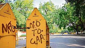 Jantar Mantar, a popular protest spot, has been vacant since curbs were imposed to stem the spread of Covid-19. Jantar Mantar, a popular protest spot, has been vacant since curbs were imposed to stem the spread of Covid-19.