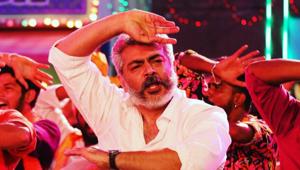 Ajith in a still from Viswasam. Ajith in a still from Viswasam.