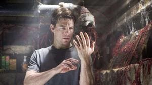 Tom Cruise in a still from War of the Worlds. Tom Cruise in a still from War of the Worlds.