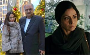 Boney Kapoor remembered wife Sridevi as her film completes three years.