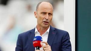 Fromer cricket player and tv pundit Nasser Hussain. o(Action Images via Reuters)