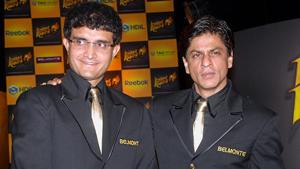 Sourav Ganguly and Shah Rukh Khan.(Reuters) Sourav Ganguly and Shah Rukh Khan.(Reuters)