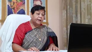 File photo of Chhattisgarh Governor Anusuiya Uikey.(Twitter/@GovernorCG) File photo of Chhattisgarh Governor Anusuiya Uikey.(Twitter/@GovernorCG)