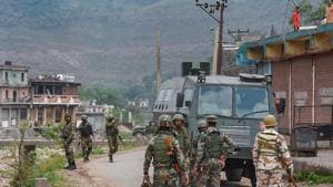 Indian Army personnel in Poonch district of Jammu and Kashmir.(PTI file photo)