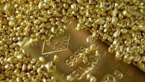 In the international market, gold was quoting lower at USD 1,800 per ounce and silver was flat at USD 18.60 per ounce.(REUTERS) In the international market, gold was quoting lower at USD 1,800 per ounce and silver was flat at USD 18.60 per ounce.(REUTERS)