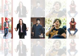 These five comics share one joke they crack on themselves These five comics share one joke they crack on themselves