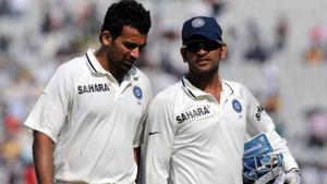 Zaheer played 33 Tests under Dhoni and picked up 123 wickets.(Getty Images) Zaheer played 33 Tests under Dhoni and picked up 123 wickets.(Getty Images)