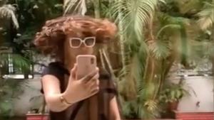 Tahira Kashyap shows off her new hair style. Tahira Kashyap shows off her new hair style.