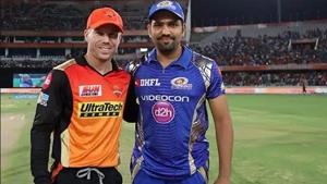 File image of David Warner and Rohit Sharma.(IPL) File image of David Warner and Rohit Sharma.(IPL)
