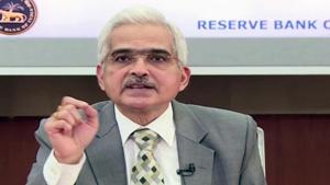 RBI Governor Shaktikanta Das addresses at the 7th SBI Banking & Economics Conclave, in Mumbai on Saturday.(ANI photo) RBI Governor Shaktikanta Das addresses at the 7th SBI Banking & Economics Conclave, in Mumbai on Saturday.(ANI photo)