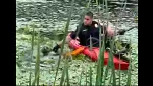 The story of the rescue of a doggo from a marshy water body has the best happy ending one can hope for.(Facebook/@Washington Township Police Department) The story of the rescue of a doggo from a marshy water body has the best happy ending one can hope for.(Facebook/@Washington Township Police Department)