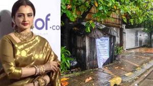 Rekha’s staff member tested positive for Covid-19 on Tuesday.(Pratik Chorge) Rekha’s staff member tested positive for Covid-19 on Tuesday.(Pratik Chorge)