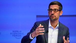 Google CEO Sundar Pichai said that special attention would be paid to developing products and services relevant to India that would help in empowering small businesses.(REUTERS PHOTO.) Google CEO Sundar Pichai said that special attention would be paid to developing products and services relevant to India that would help in empowering small businesses.(REUTERS PHOTO.)
